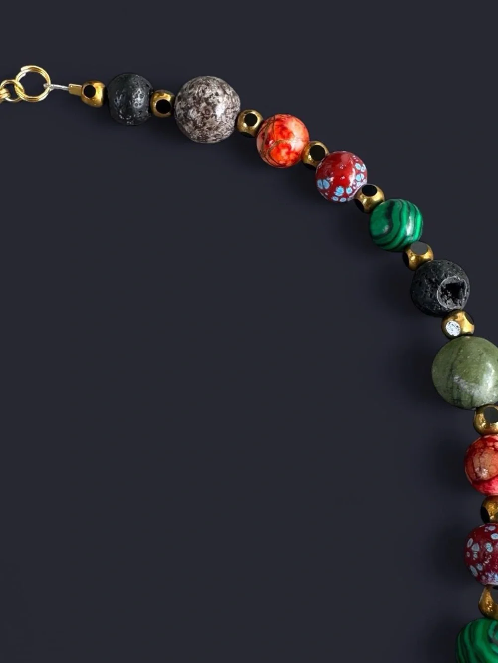 Noah Mixed Bead Necklace